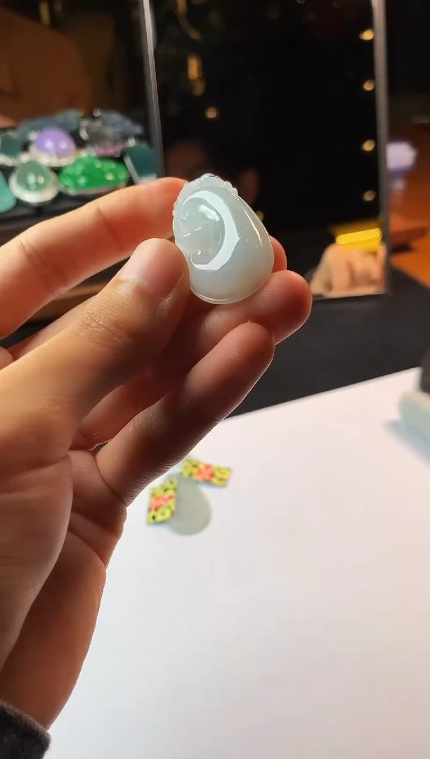 未镶嵌定制翡翠S毛货不退不换