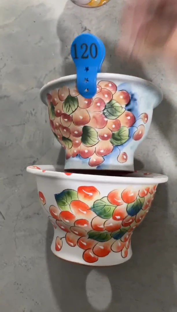 摆件120陶花岛多肉陶瓷花盆罐——微瑕