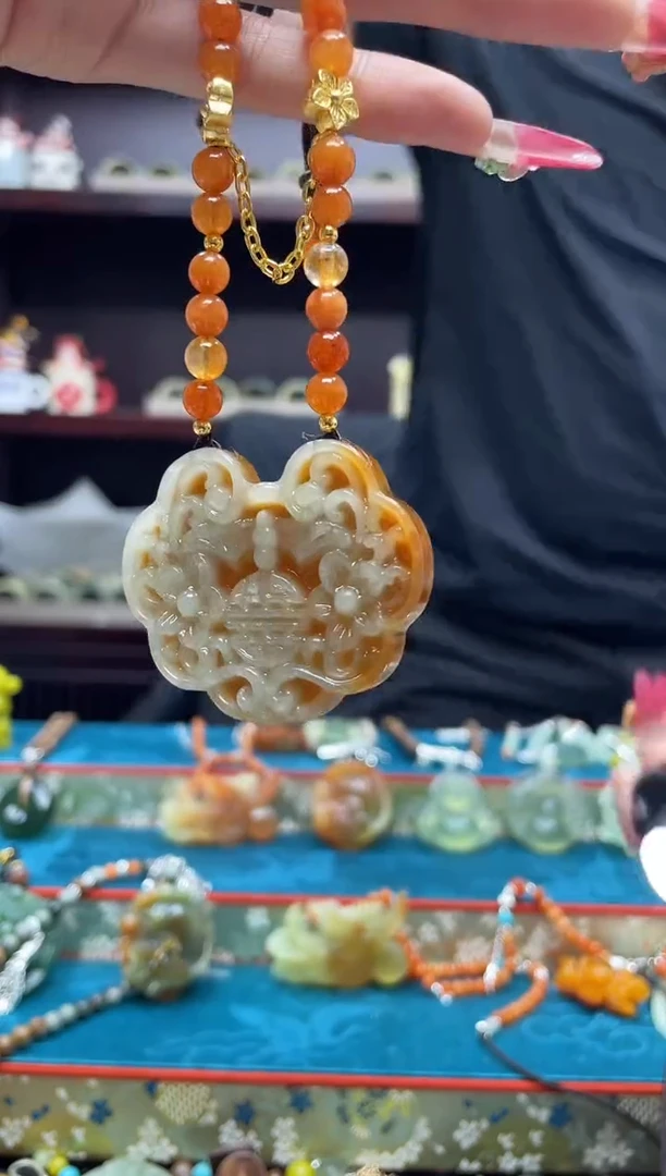 未镶嵌岫玉吊坠·多样性发货*拍一发一