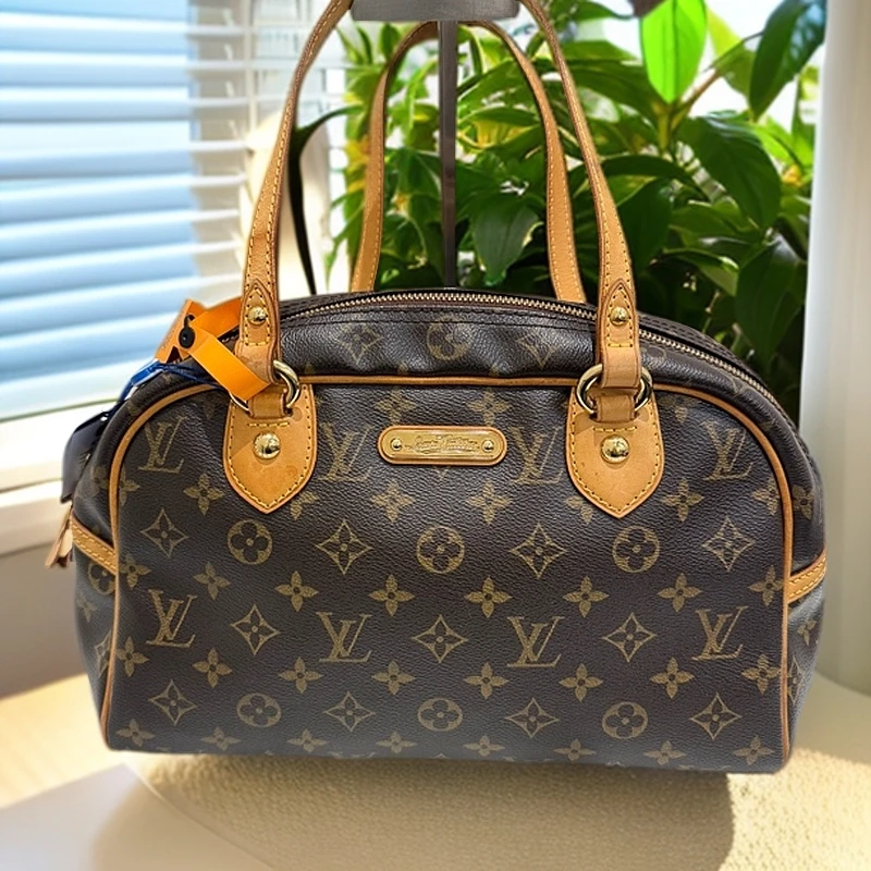 95新 LouisVuitton/路易威登 lv 老花保龄球 单肩手提包005105