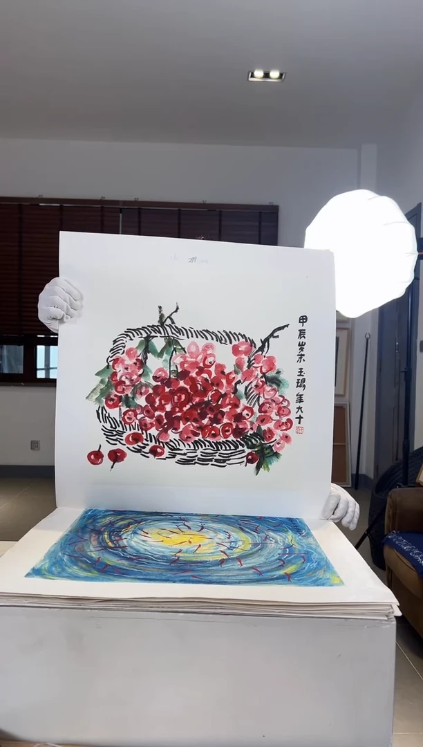 【闪购商品】版画限量亲签盖章版画S
