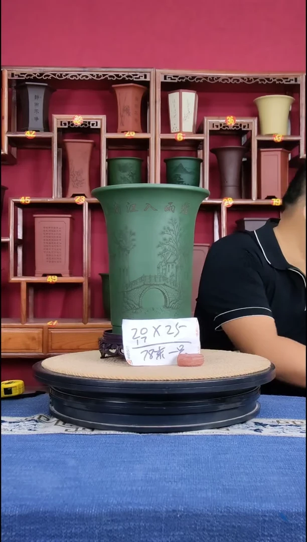 紫砂花盆紫砂紫砂