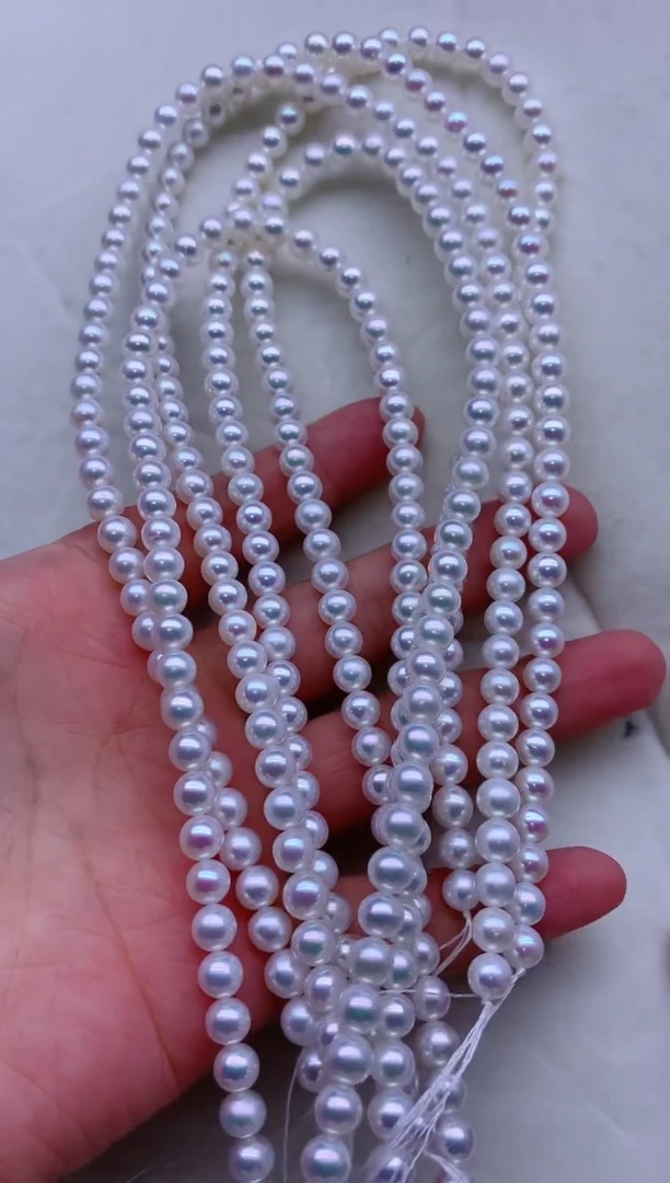 【闪购商品】淡水珍珠项链银S925镶嵌多发其一