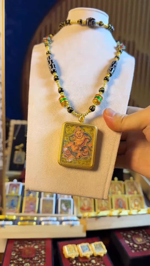 铁合金花岗石汽车唐卡挂件666