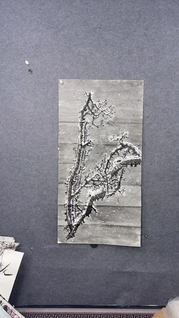 国画矮***肥136*68/吴铁成作品