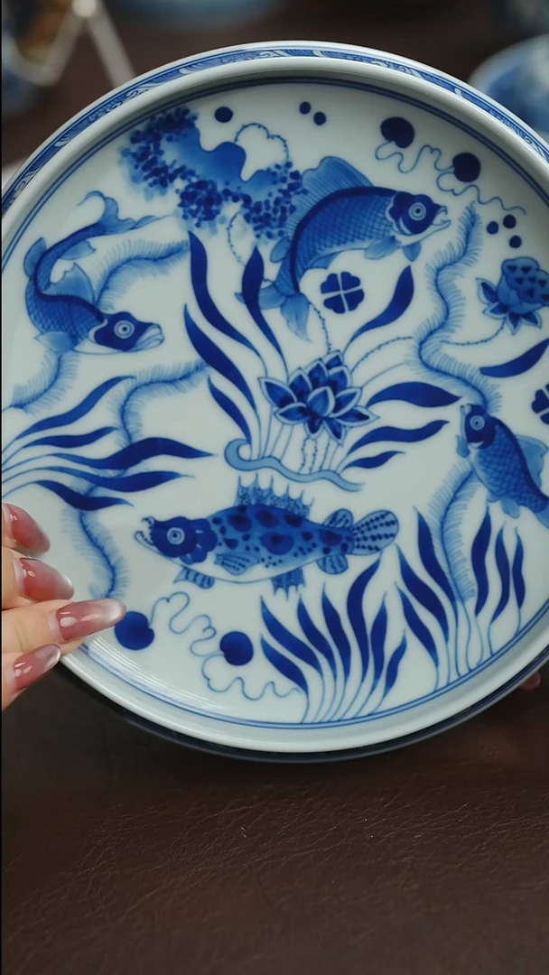 壶承鱼藻壶承16.3厘米