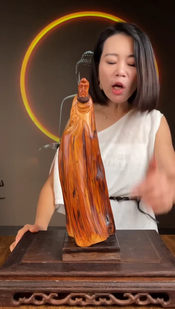 柏木（崖柏）手工摆件,先抢先得! 编号:98