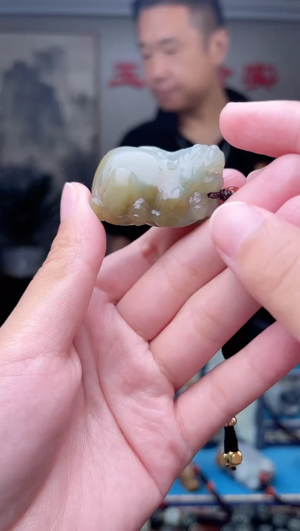 和田玉未镶嵌挂件1