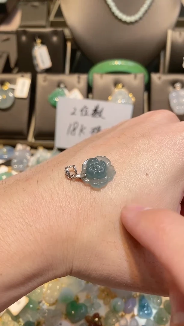 【闪购商品】翡翠颈饰未镶嵌天然A货翡翠一件