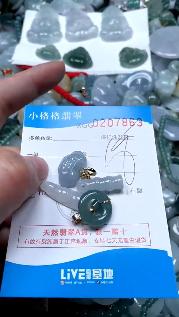 【闪购商品】翡翠颈饰未镶嵌闪购商品0207863