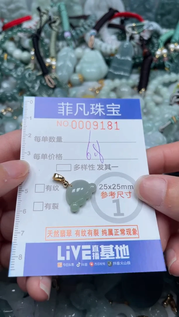 【闪购商品】翡翠颈饰未镶嵌00..9181