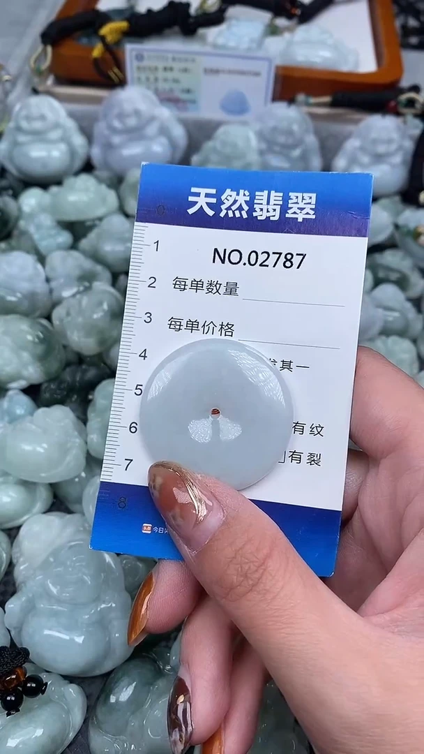 颈饰未镶嵌翡翠纯天然A货翡翠2787