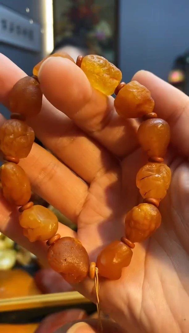 手串琥珀未镶嵌手串