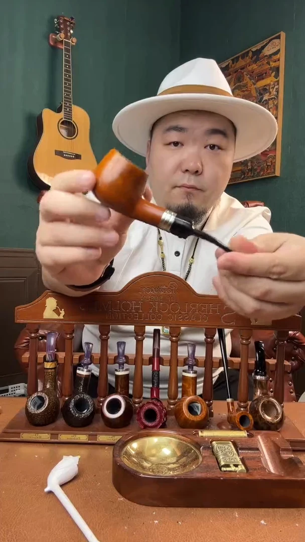 石楠木木雕款意大利进口石楠木烟斗