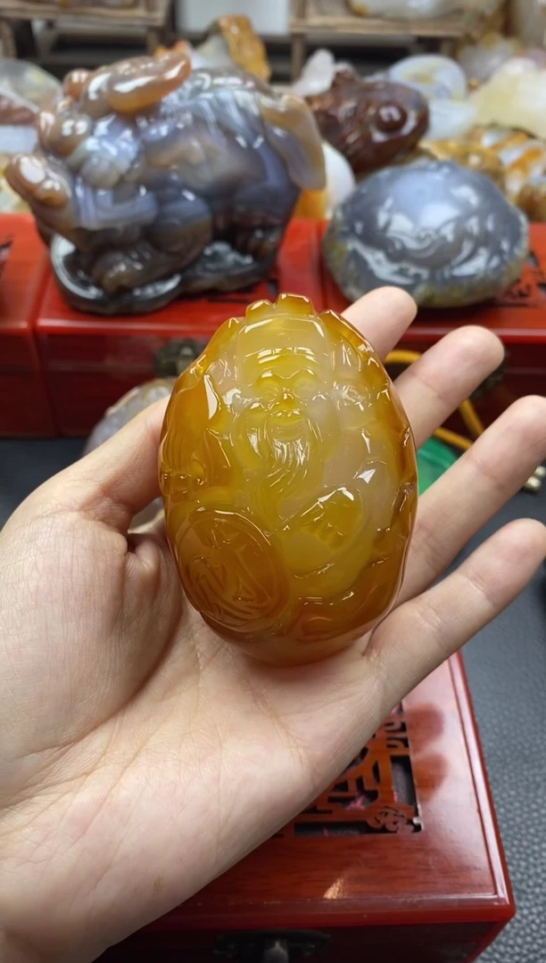 未镶嵌手把玛瑙/玉髓岁***。00