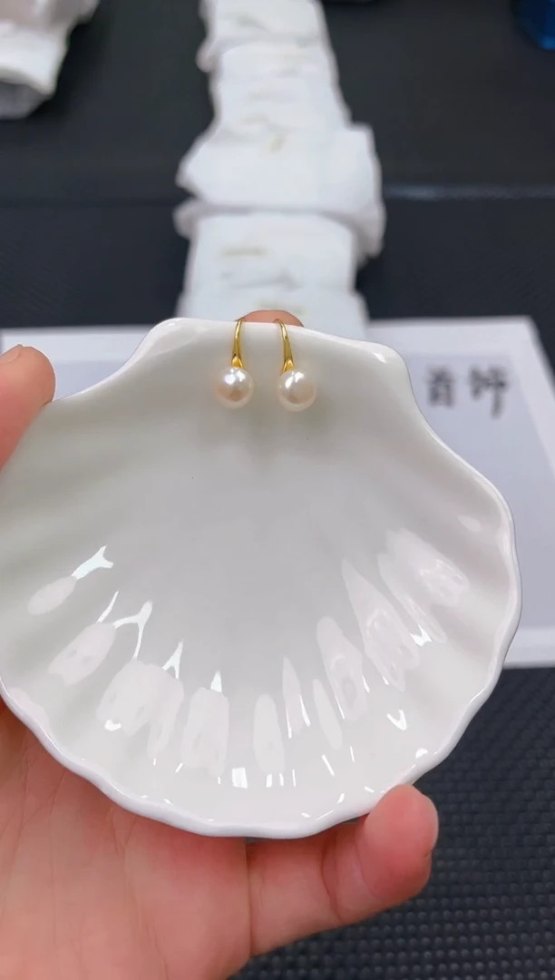 未镶嵌淡水珍珠耳饰ed1046