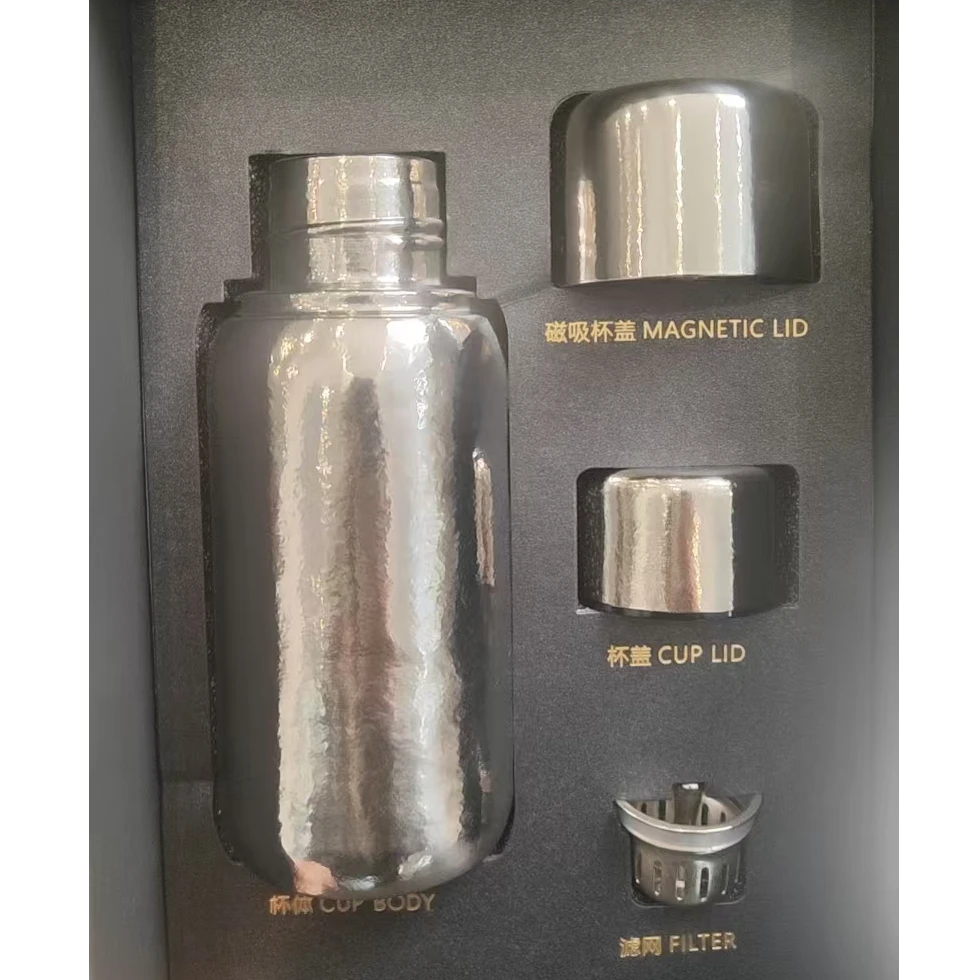 钛途TiTo纯钛磁吸保温杯350ML