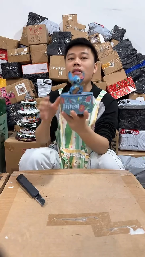 瓷片史迪仔首饰盒