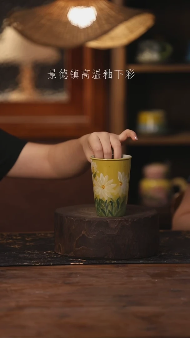 陶瓷景德镇高温釉下手绘陶瓷134