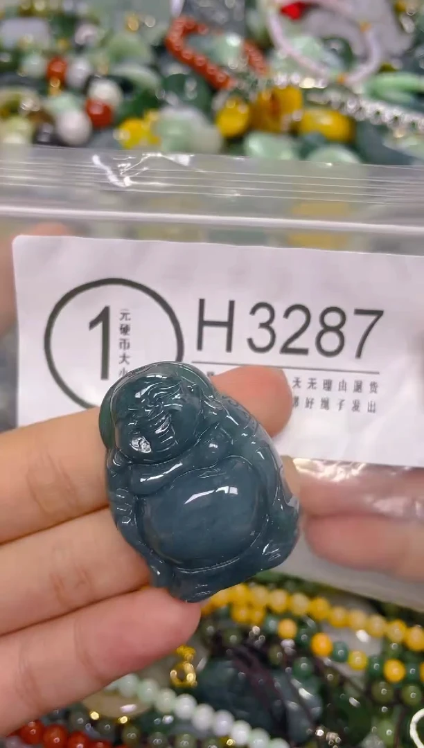 颈饰未镶嵌翡翠/ H /翡翠A货，一件也是批发价