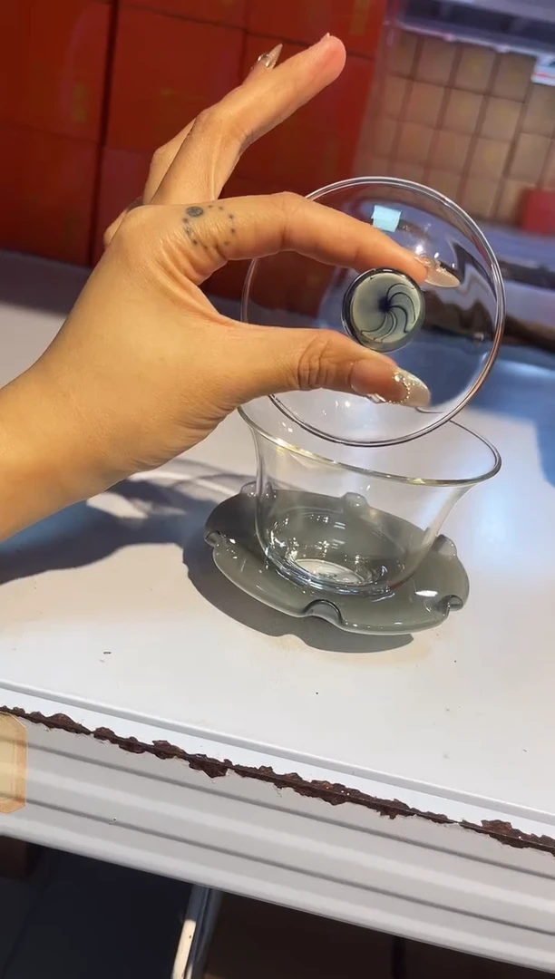 幻彩/禾玉盖碗/晚玉