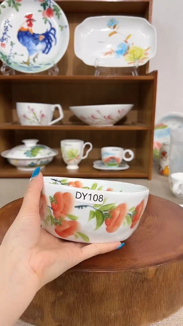 碗景德镇手工手绘陶瓷