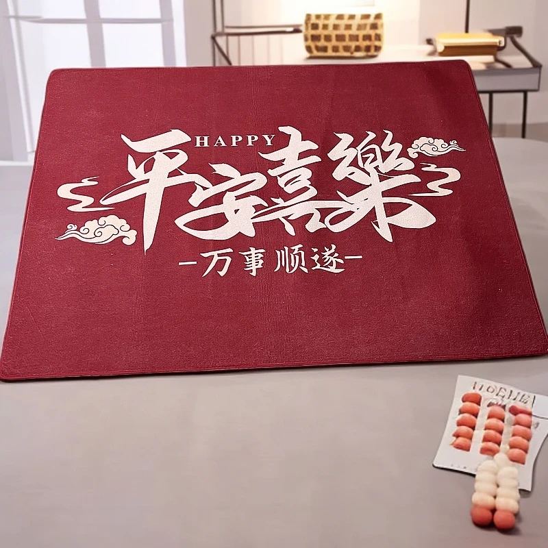 D9504   欧式家居装饰防滑颗粒多花色大尺寸地垫(180*120cm)