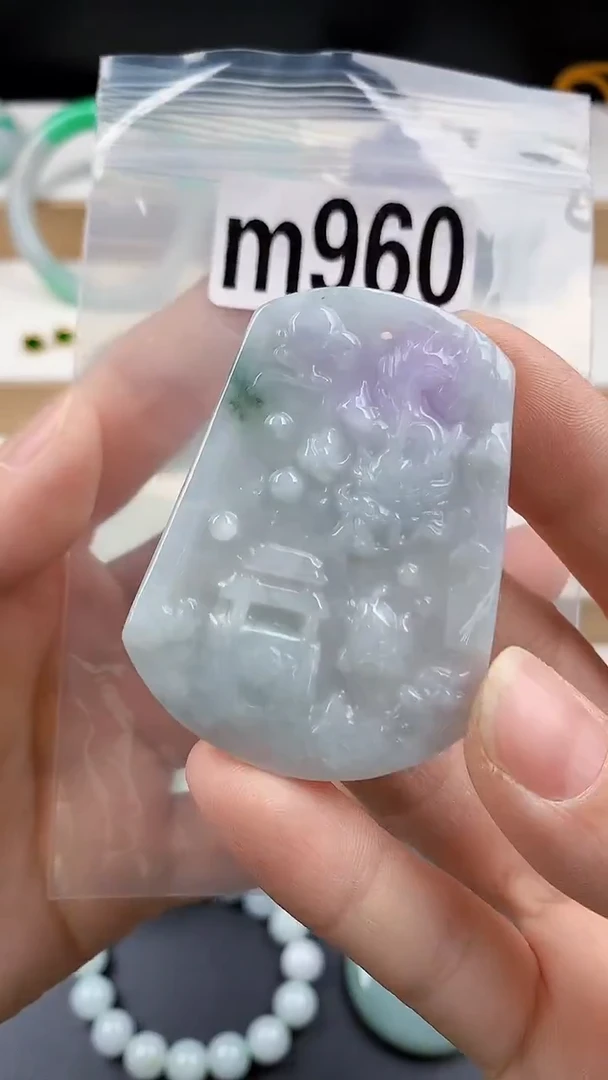 颈饰未镶嵌翡翠天然翡翠吊坠挂件