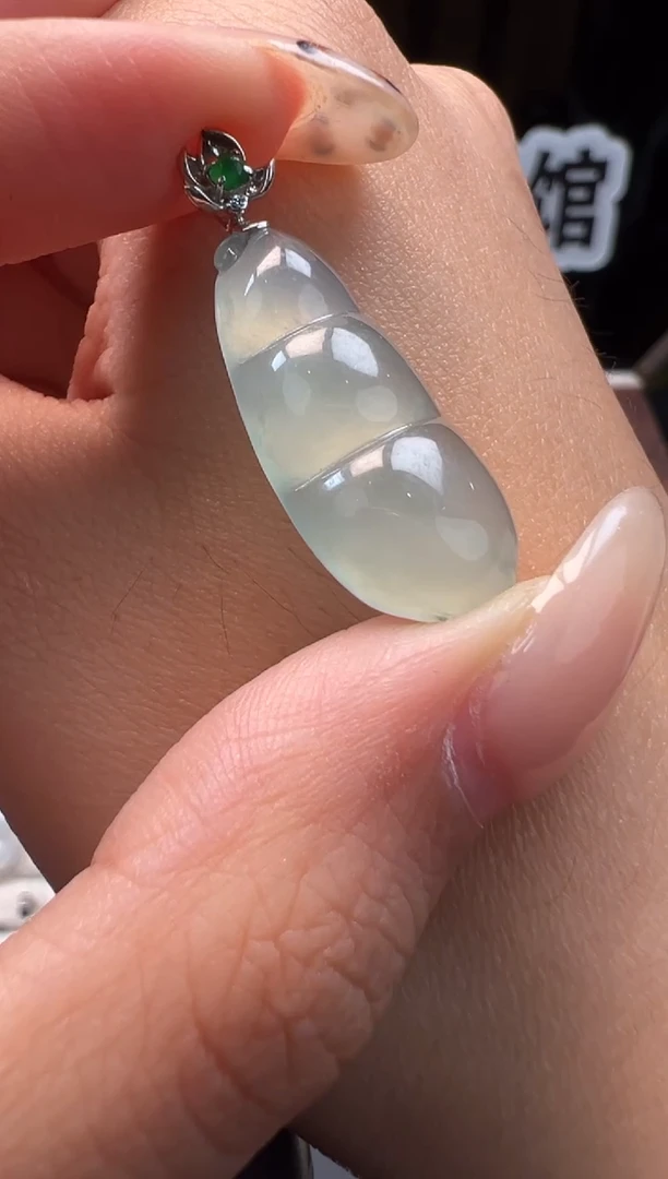 吊坠(不含链)18K金镶嵌翡翠 缅甸珠宝严选