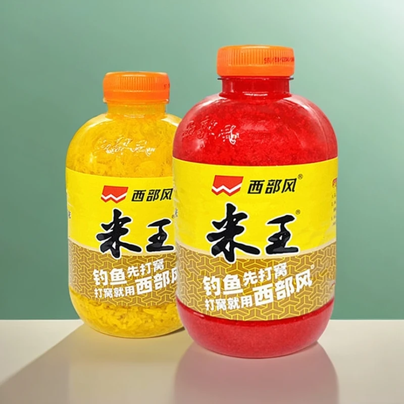 西部风 米王500克水库野钓鲫鱼鲤鱼打窝米窝料钓鱼