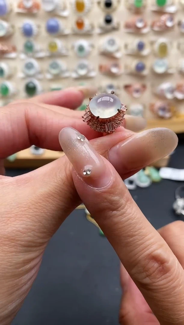 未镶嵌戒指翡翠缅甸天然翡翠A货2 3-9