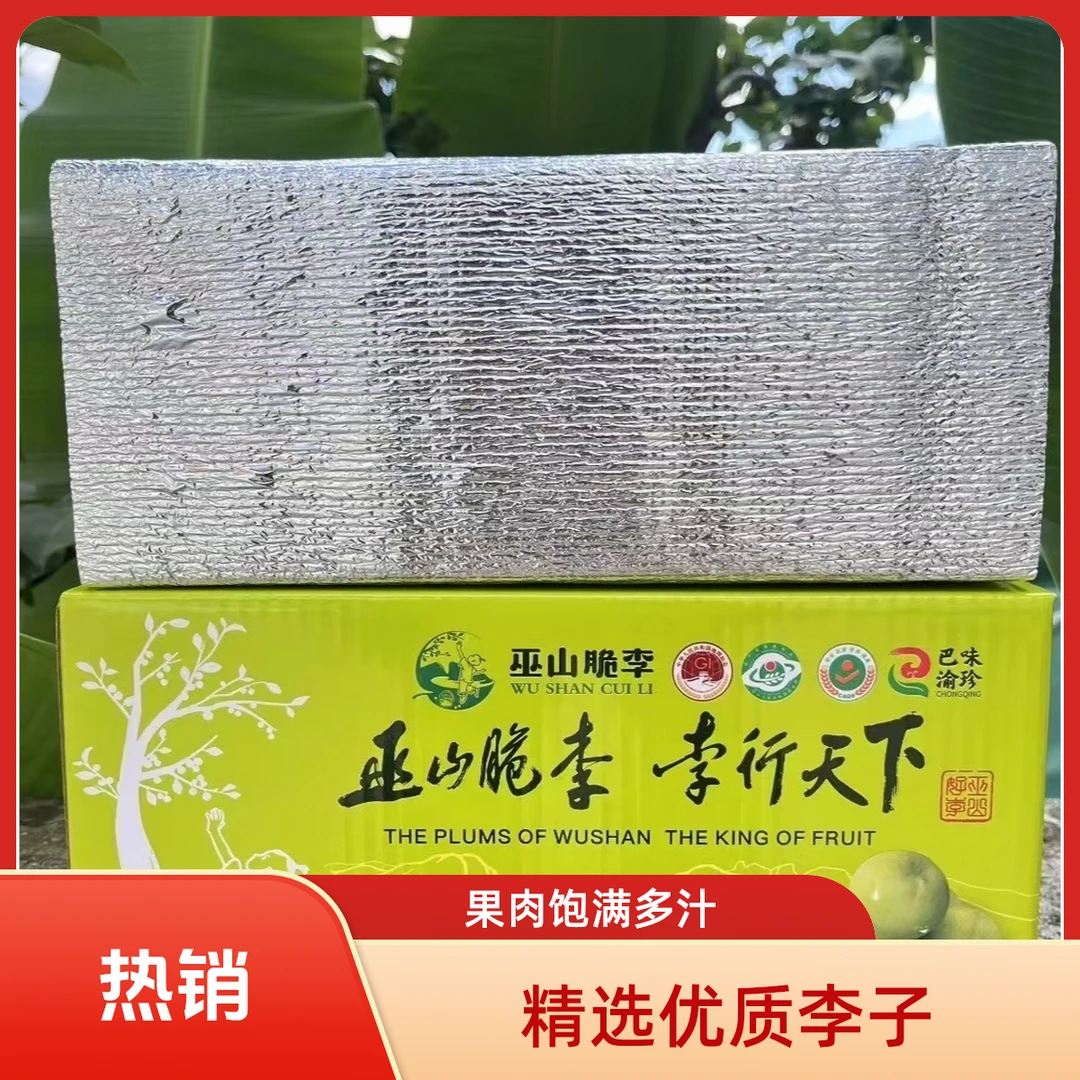 正宗巫山新鲜脱骨青脆李当季水果脆甜多汁巫山核心产区空运包邮