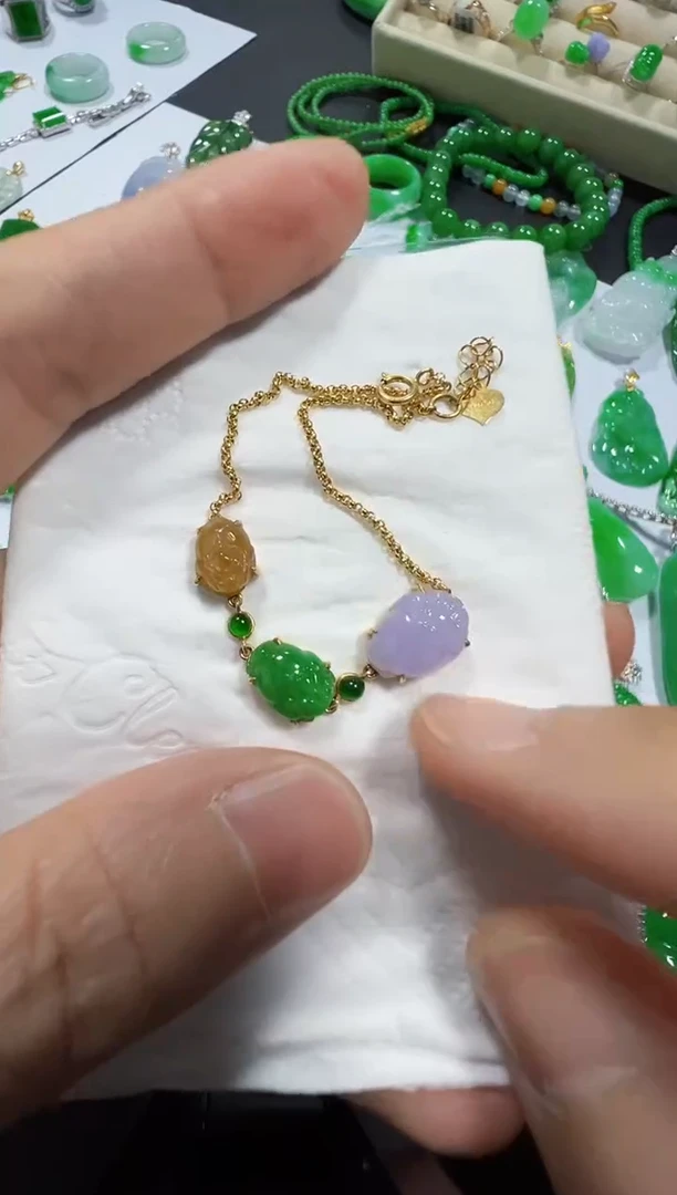 未镶嵌手链翡翠1980