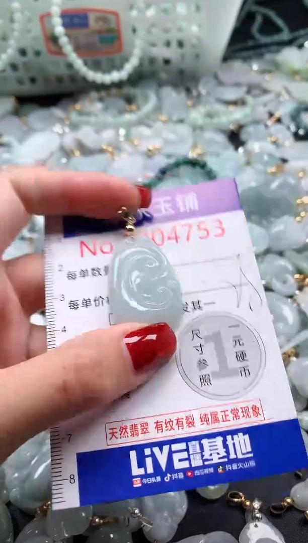 翡翠未镶嵌吊坠(不含链)4753