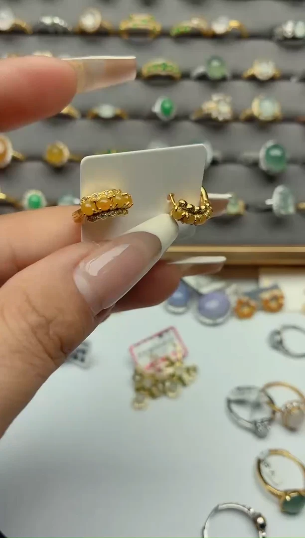 吊坠(不含链)银S925镶嵌翡翠.