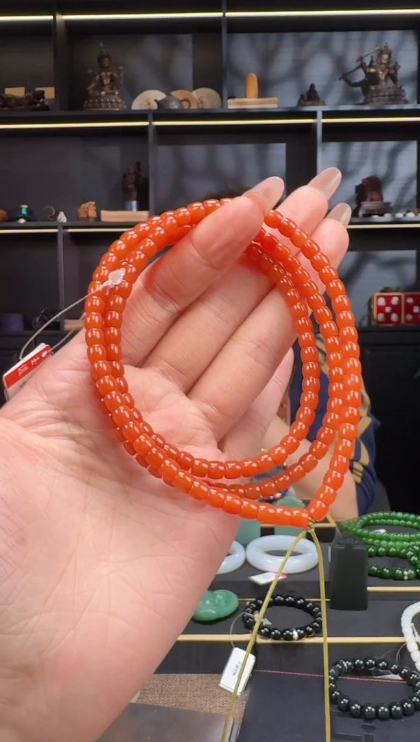 【闪购商品】玛瑙/玉髓1未镶嵌5mm极致108