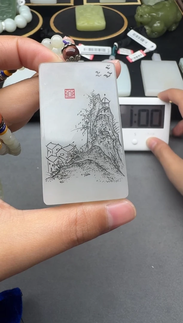 颈饰未镶嵌和田玉1