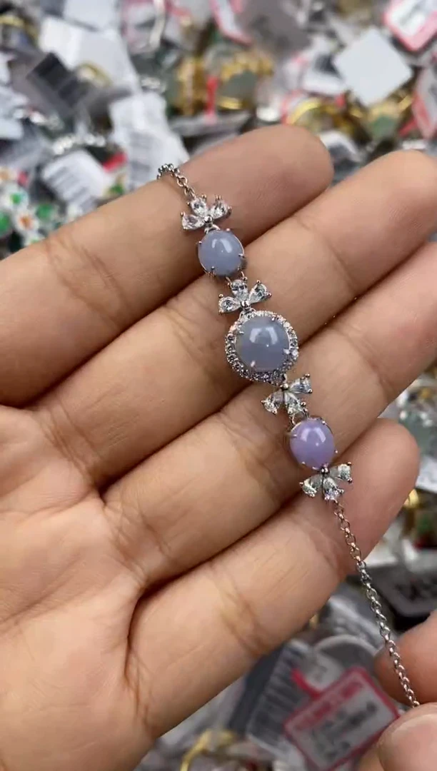 银S925镶嵌戒指翡翠222              6