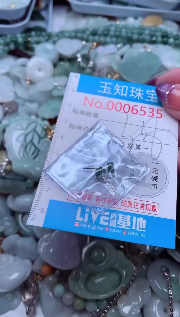 翡翠未镶嵌吊坠(不含链)6535