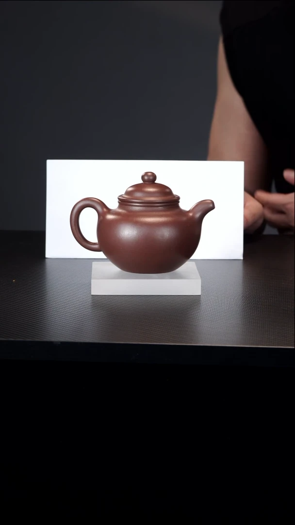 茶壶紫砂一***界紫泥掇球