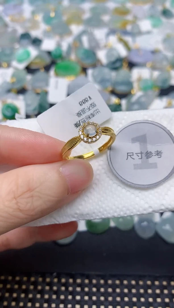 颈饰银S925镶嵌翡翠天然缅甸A货翡翠