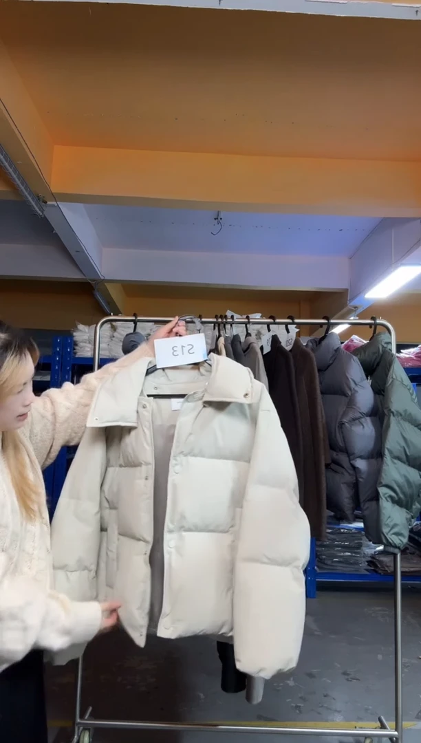 S13杏色羽绒均码