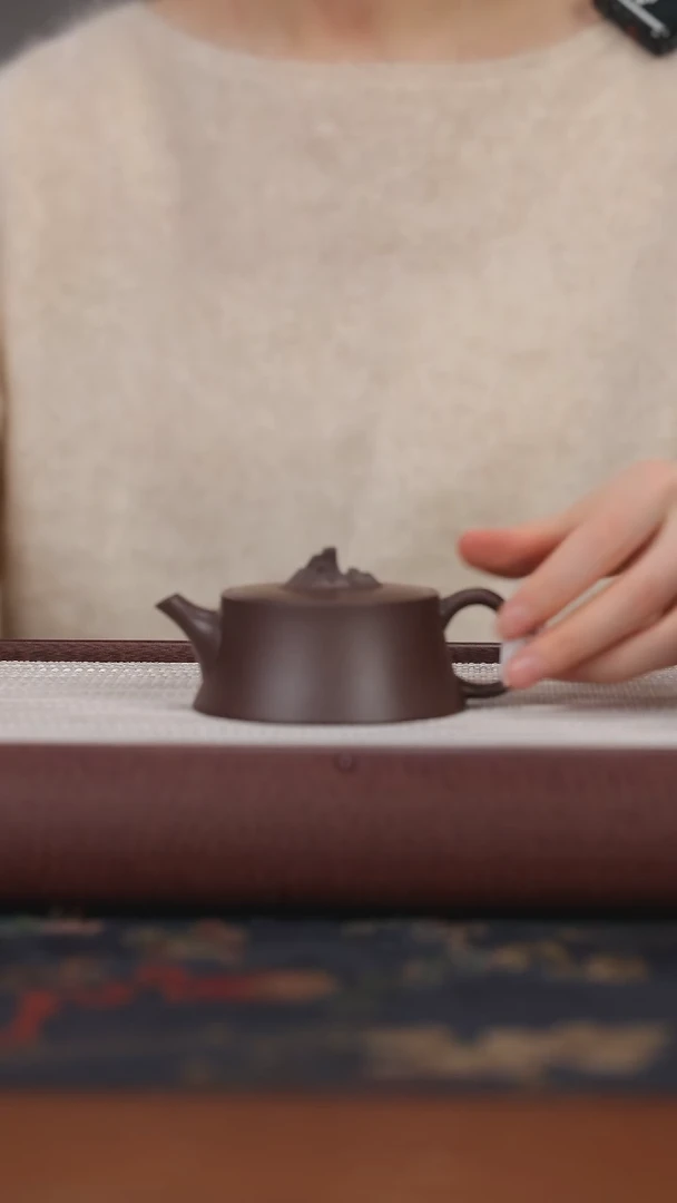 【闪购商品】紫砂茶壶紫泥 观山120cc