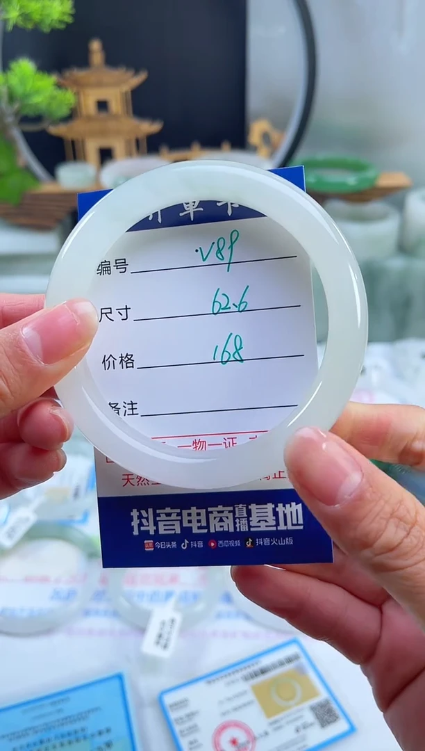 未镶嵌首饰石英质玉（天山翠）89