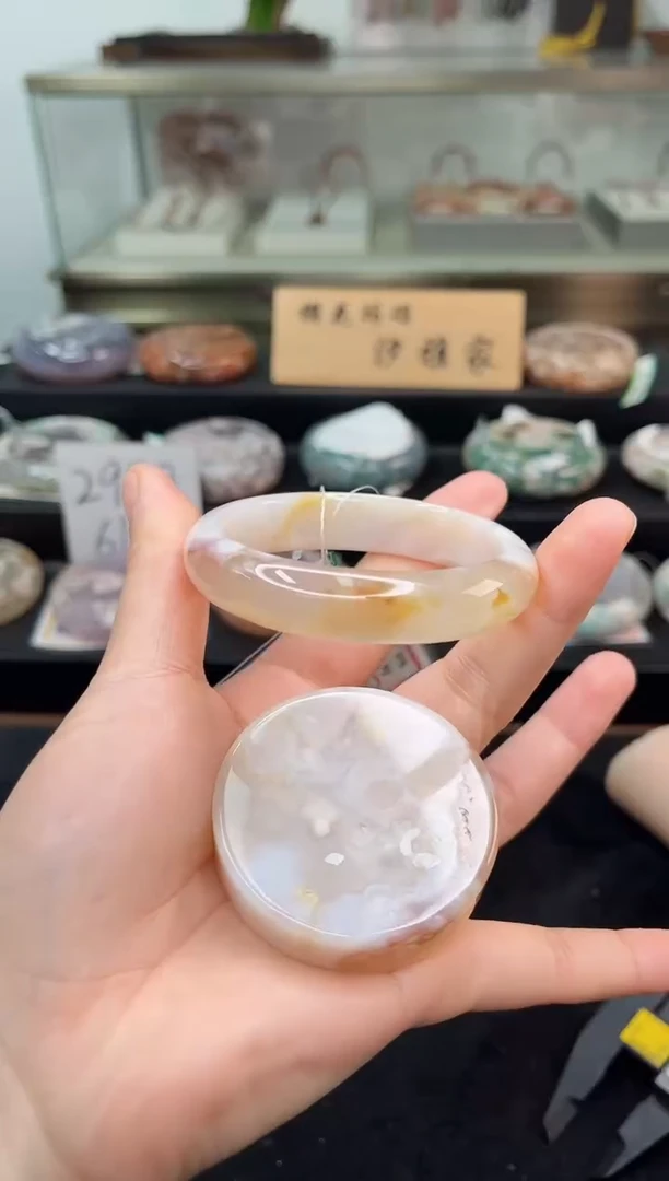 未镶嵌手镯石英质玉55圈口（赠品镯心）1660228