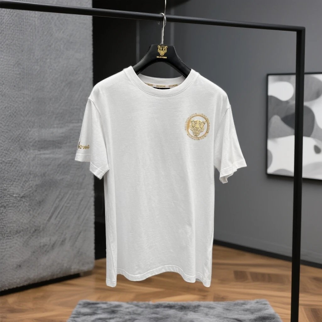 DILEI/帝垒直播30纯棉T圆领短袖烫金虎头24221011240/1242/1241