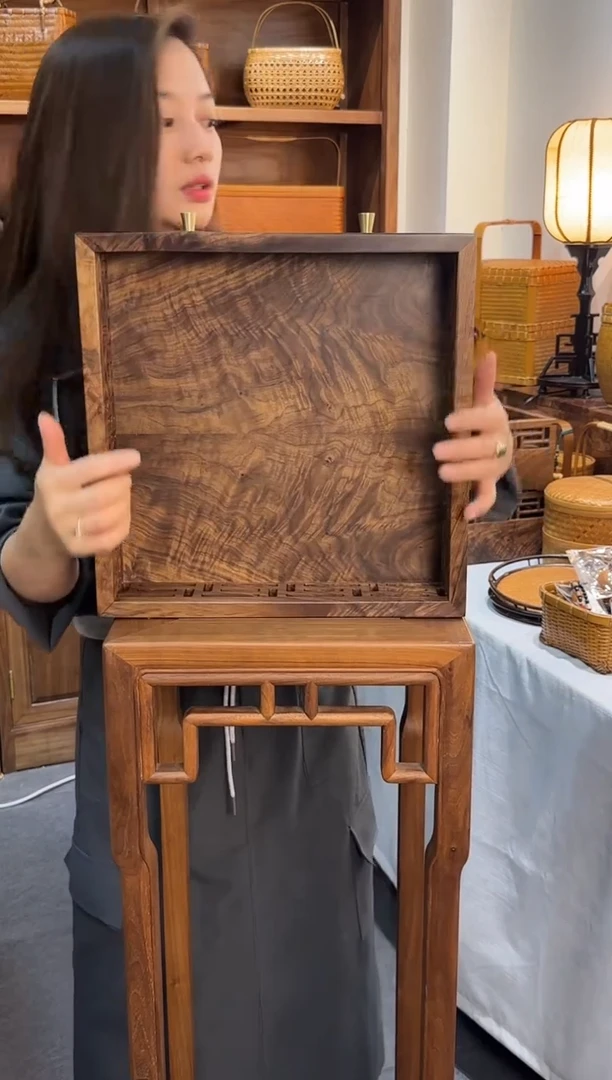 北美黑胡桃木都呈盘