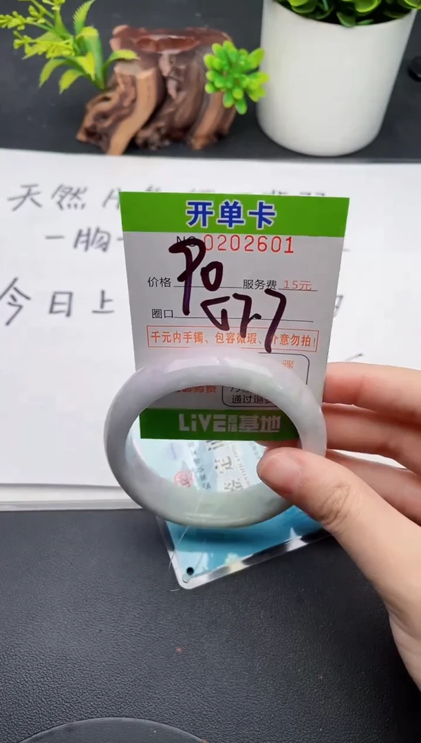 未镶嵌手镯翡翠01天然翡翠A货