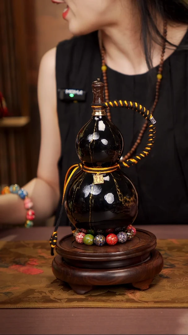 190易林高端工艺大漆酒葫芦--178