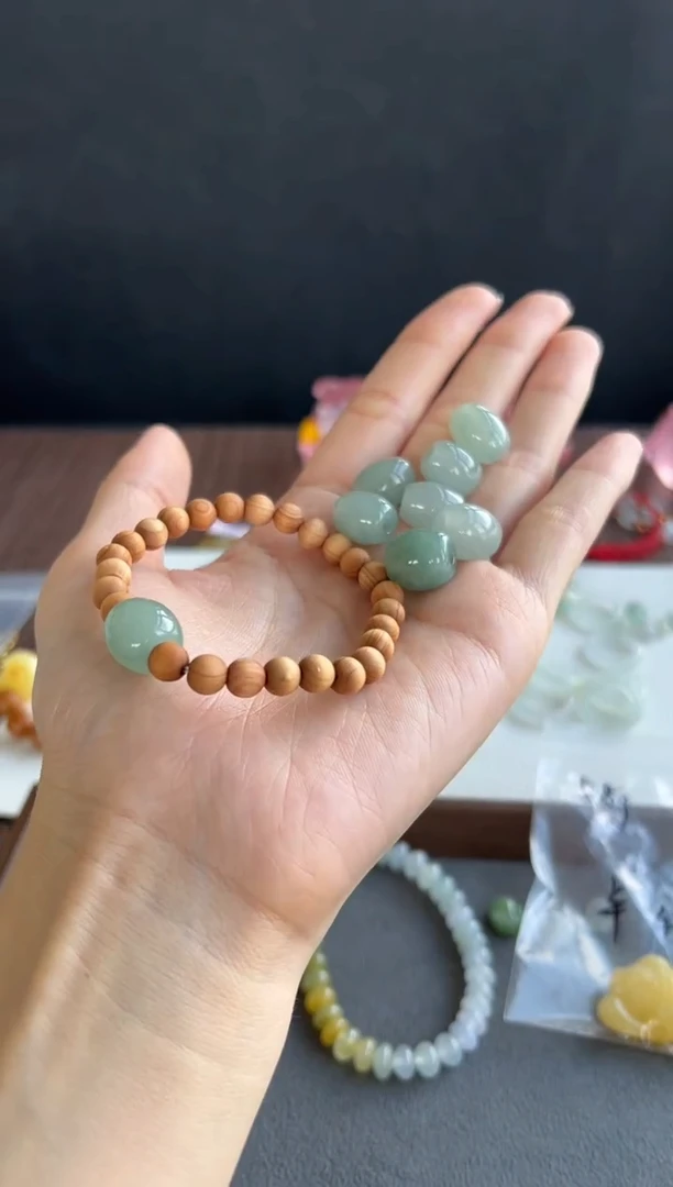 未镶嵌手串翡翠809号多样性发一